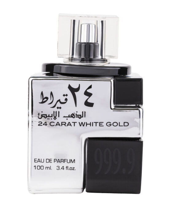  Apa de Parfum 24 Carat White Gold, Lattafa, Barbati - 100ml