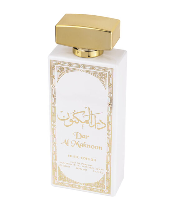  Apa de Parfum Dar Al Maknoon White Edition, Wadi Al Khaleej, Unisex - 100ml
