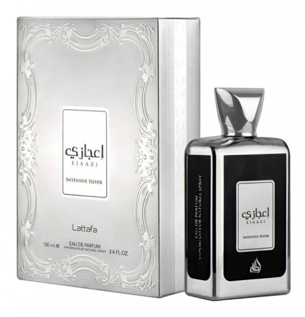 (plu00205) - Apa de Parfum Ejaazi Intensive Silver, Lattafa, Barbati - 100ml