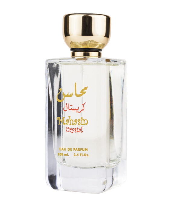  Set Mahasin Crystal, Lattafa, Femei, Apa de Parfum - 100ml + Deo - 50ml