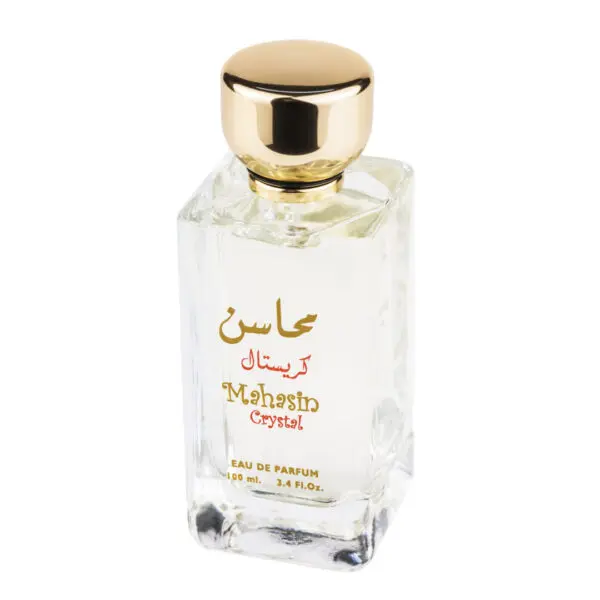 (plu05427) - Set Mahasin Crystal, Lattafa, Femei, Apa de Parfum - 100ml + Deo - 50ml