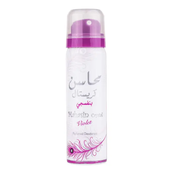 (plu05427) - Set Mahasin Crystal, Lattafa, Femei, Apa de Parfum - 100ml + Deo - 50ml