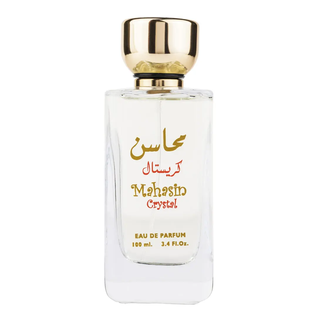 (plu05427) - Set Mahasin Crystal, Lattafa, Femei, Apa de Parfum - 100ml + Deo - 50ml