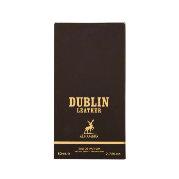 (plu00731) - Apa de Parfum Dublin Leather, Maison Alhambra, Unisex - 80ml