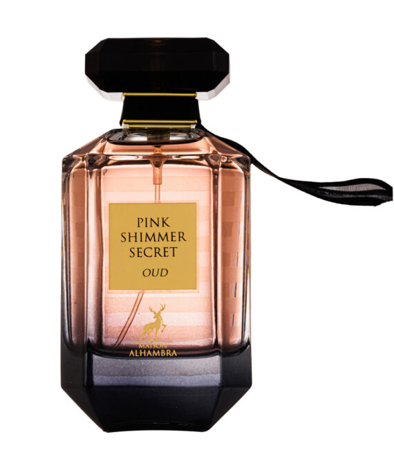  Apa de Parfum Pink Shimmer Secret Oud, Maison Alhambra, Femei - 100ml