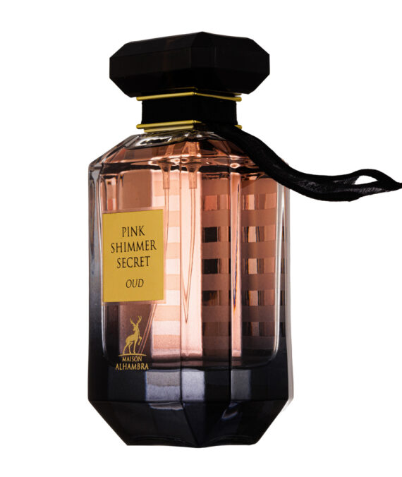  Apa de Parfum Pink Shimmer Secret Oud, Maison Alhambra, Femei - 100ml