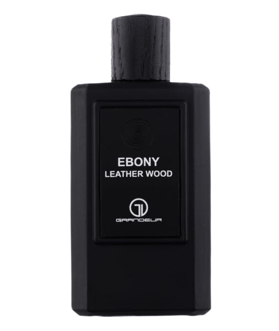  Apa de Parfum Ebony Leather Wood, Grandeur Elite, Barbati - 100ml
