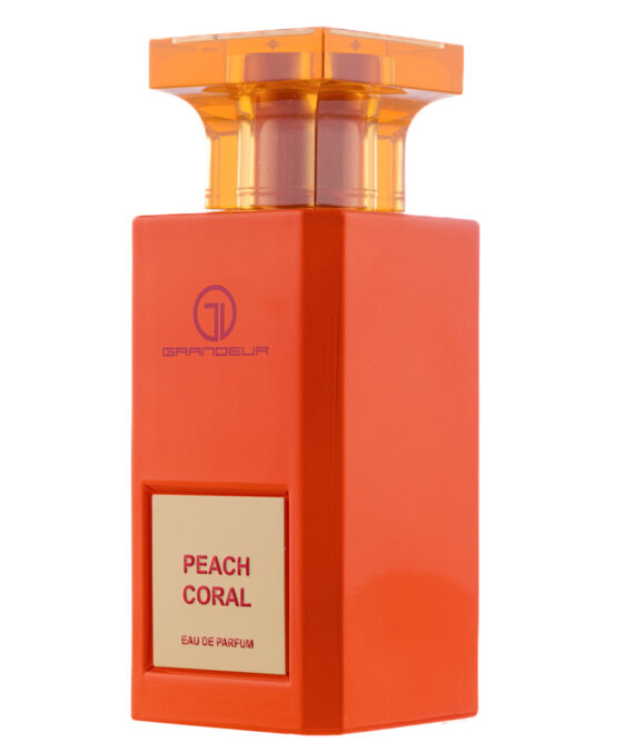  Apa de Parfum Peach Coral, Grandeur Elite, Unisex - 100ml