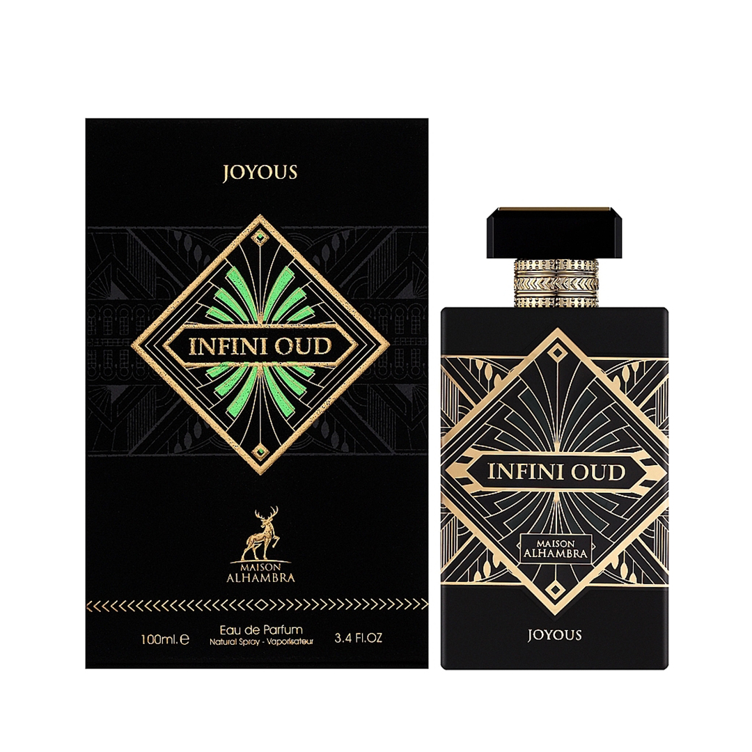 (plu01304) - Apa de Parfum Infini Oud Joyous, Maison Alhambra, Barbati - 100ml (plu01304) - Apa de Parfum Infini Oud Joyous, Maison Alhambra, Barbati - 100ml
