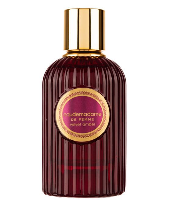  Apa de Parfum Eaudemadame De Femme Velvet Amber, Fragrance World, Femei - 90ml