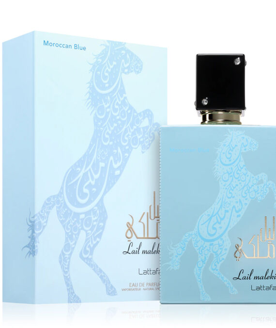  Apa de Parfum Lail Maleki Moroccan Blue, Lattafa, Unisex - 100ml