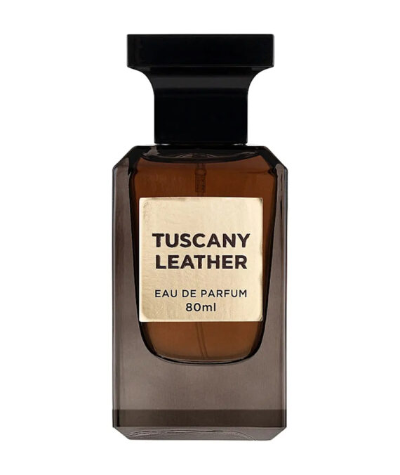  Apa de Parfum Tuscany Leather, Fragrance World, Unisex - 80ml