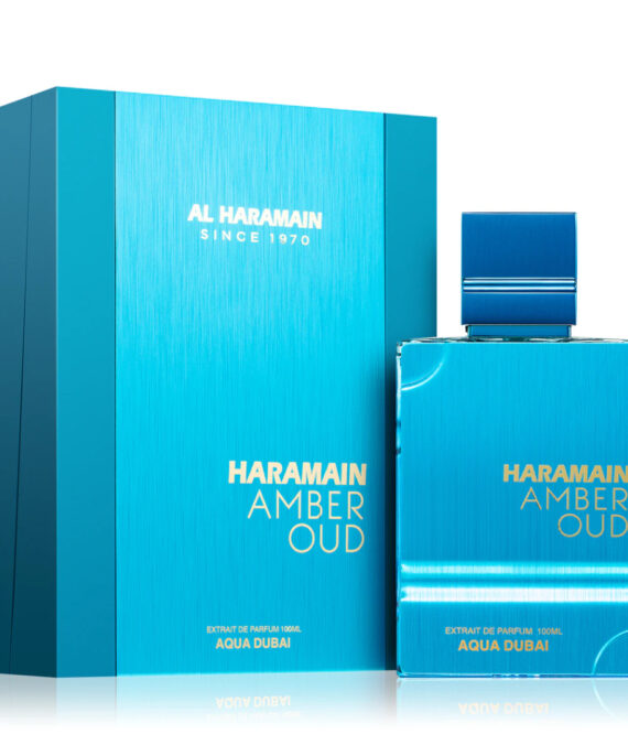  Extrait de Parfum Amber Oud Aqua Dubai, Al Haramain, Unisex - 100ml
