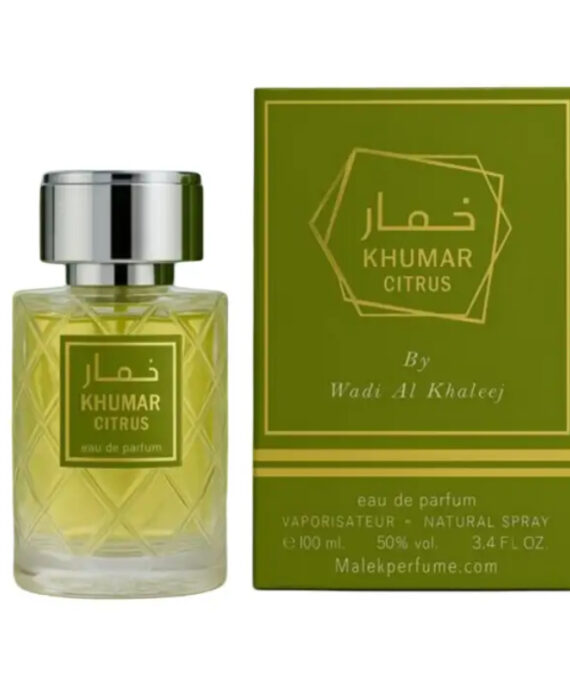  Apa de Parfum Khumar Citrus, Wadi Al Khaleej, Unisex - 100ml