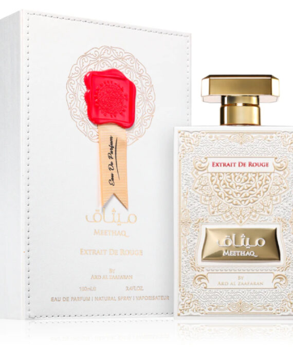  Apa de Parfum Meethaq Extrait de Rouge, Ard Al Zaafaran, Unisex - 100ml